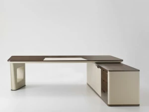 i 4 Mariani Исполнительный угловой письменный стол из дерева Avatar