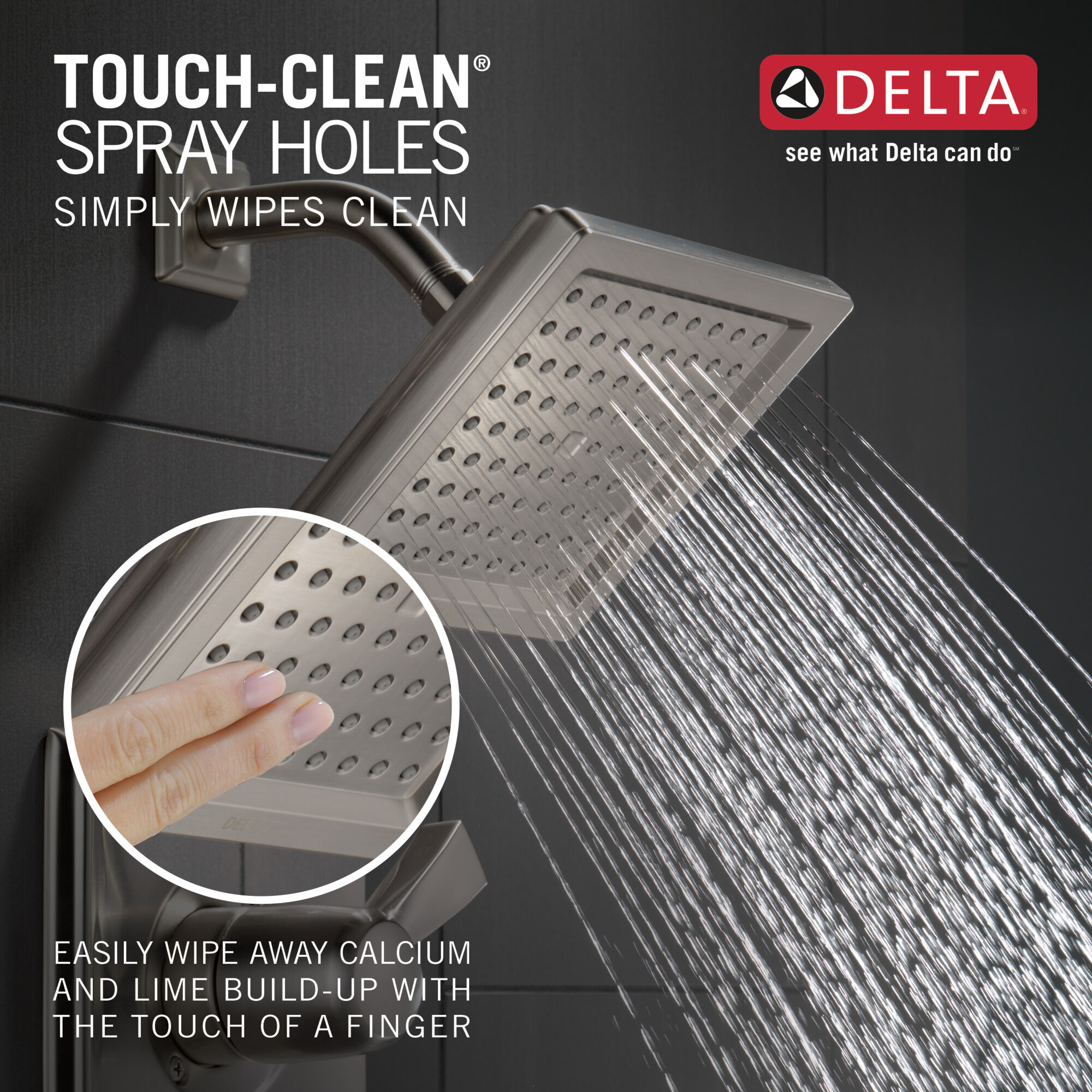 T14251-SS-WE Облицовка для душа Monitor® серии 14 Delta Faucet Dryden Нержавеющая сталь  - Вид №2