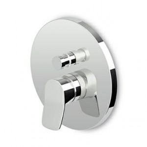 ZBR096 - R97800 Смеситель ванна-душ встраиваемый однорычажный, с переключателем для универсального встраиваемого корпуса Zetasystem R97800. Zucchetti Brim