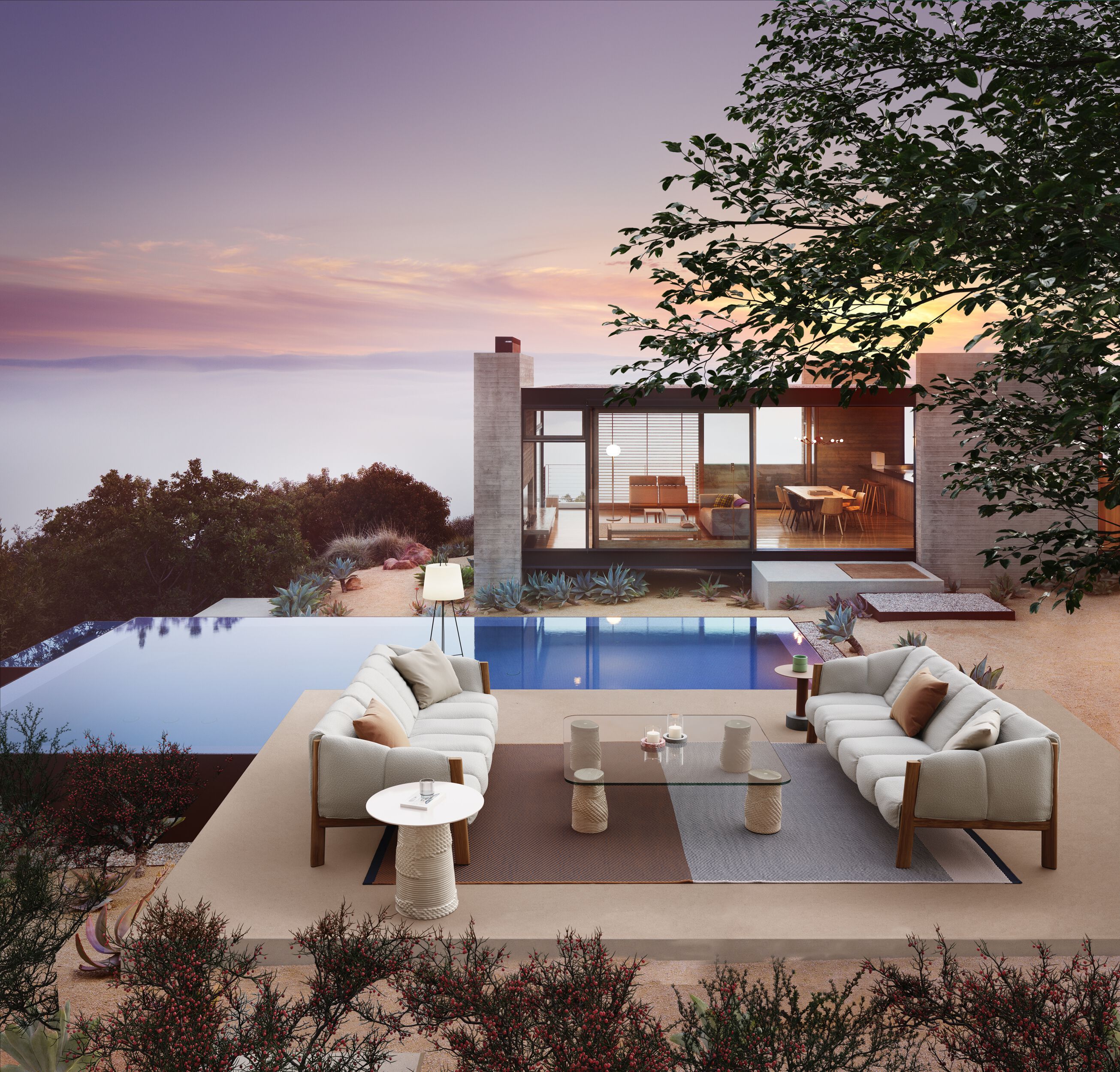 Круглый садовый столик Kettal Plumon ARCH-00037037 - Вид №3