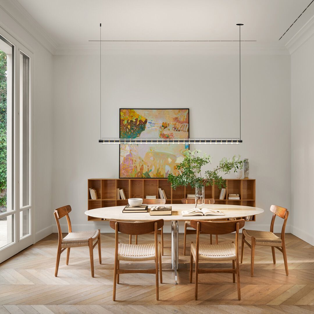 Алюминиевый и стеклянный подвесной светильник Arkoslight Loop ARCH-00090027 - Вид №7