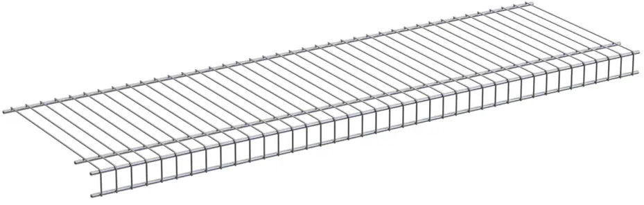 91619846 Полка для металлического стеллажа Лофт-Комплект 100x4.50x30.30 см сталь цвет серый STLM-1093963
