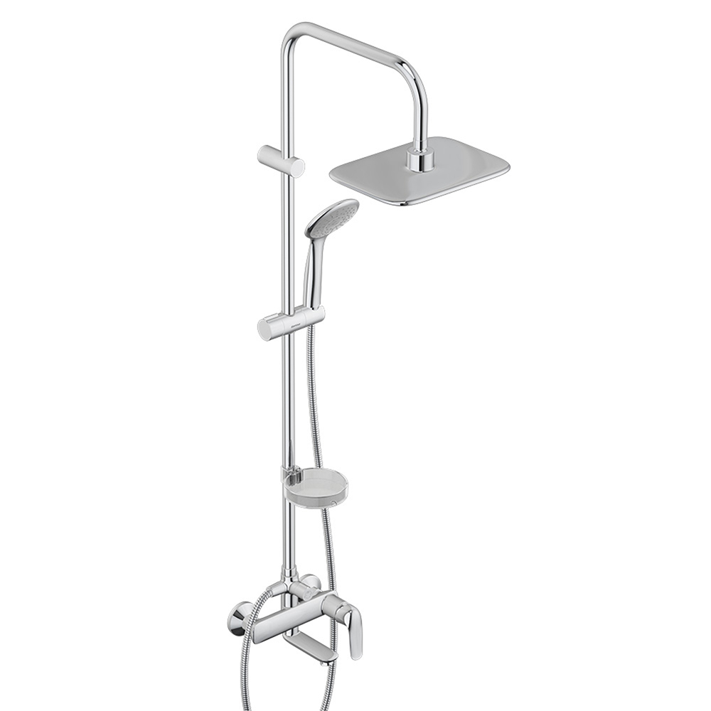 974230000 душ система cо смесителем и изливом: верх. душ 260*190 ручн. душ d 100 мм 1 Damixa Palace Evo  - Вид №1