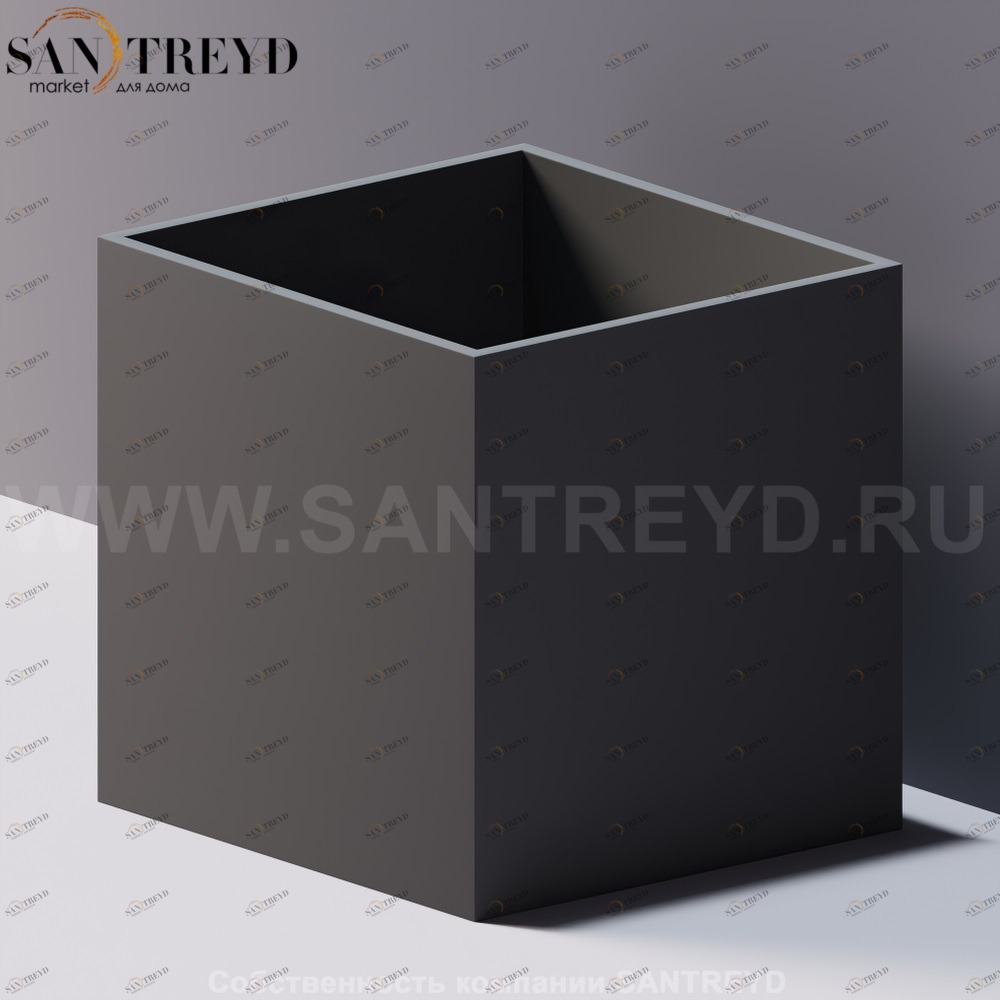 Agape PUZZLE Встраиваемая большая высокая коробка серая ALEG527GR