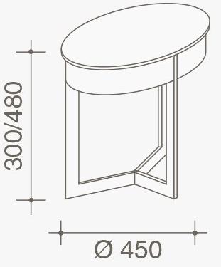 Lema Журнальный столик / прикроватная тумбочка из дерева sun-id-1446108 - Вид №10