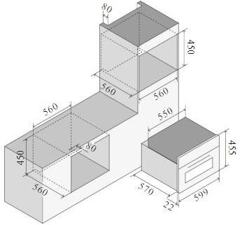 Ilve Комбинированная встраиваемая духовка из стали с тройным стеклом Nostalgie 645snhsw Santreyd - Вид №3