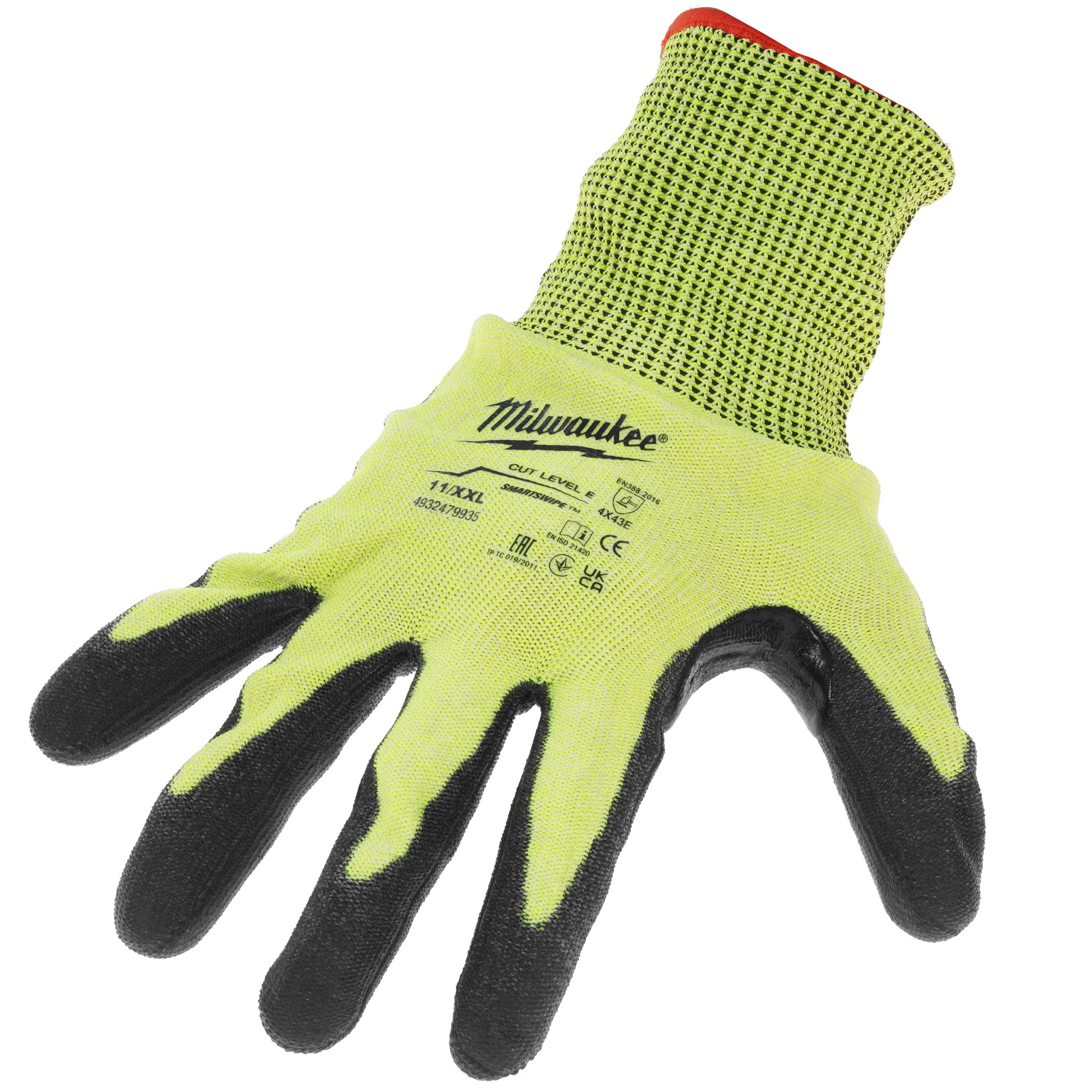 Перчатки трикотажные Milwaukee Hi-Vis Cut level 5/E 11/XXL 5478073 STDN-0073509 - Вид №2