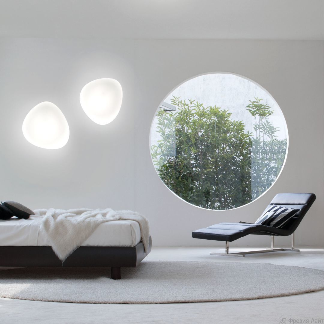 Vistosi NEOCHIC PL/AP R BIAN/SATIN/BIAN светильник настенно-потолочный 118776