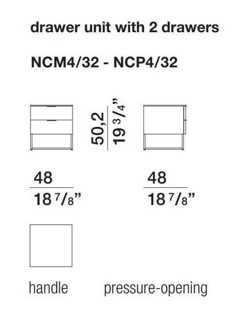 Прямоугольная тумбочка Molteni & C 909 ARCH-00023895 - Вид №2