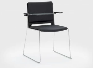 Viganò Стул для конференций Sled из ткани с клапаном Daisy