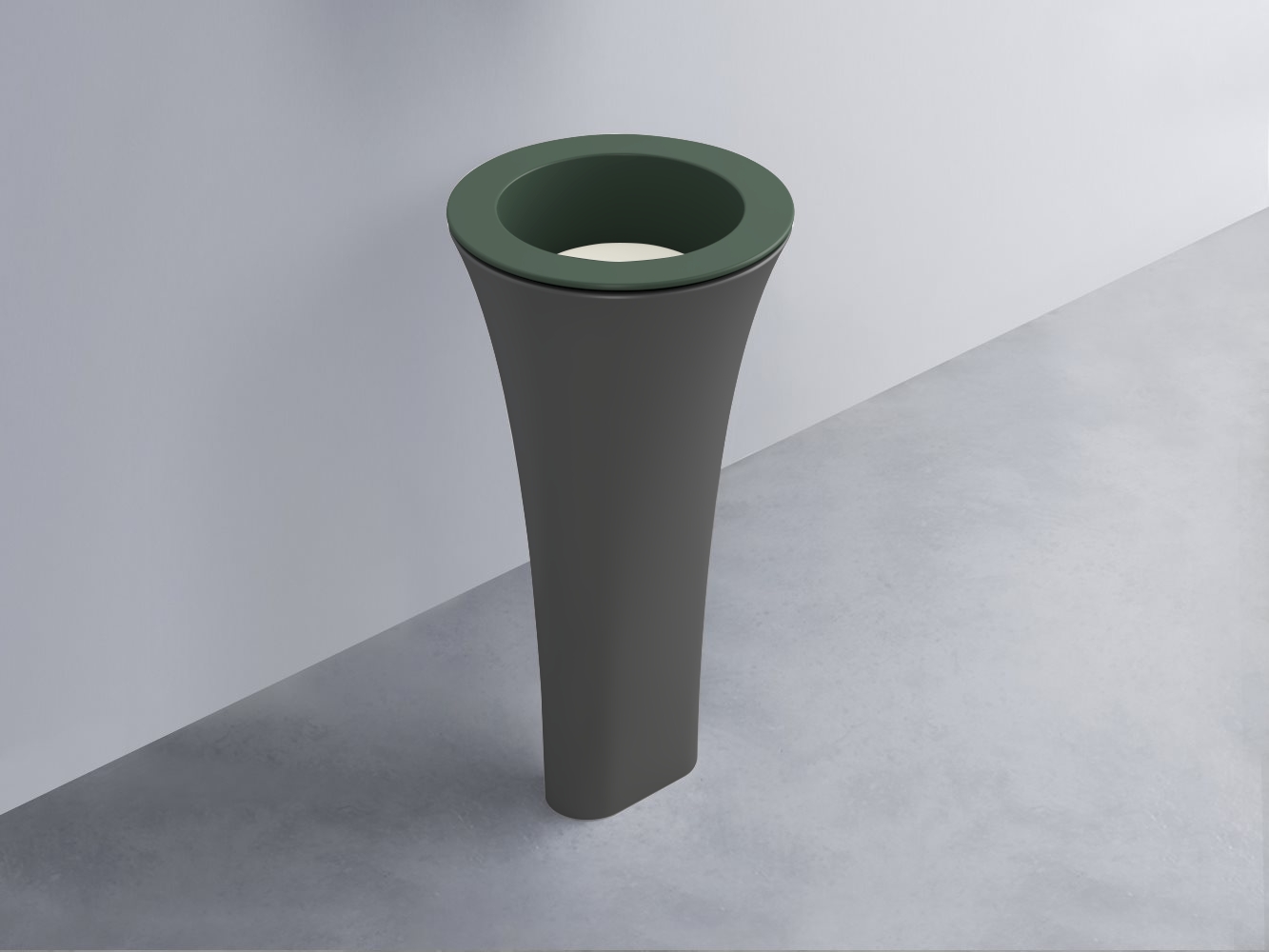 AMLA45-MU+AMPILT-TL+AMCOLT-CM Раковина Amedeo Tondo отдельностоящая cielo Enjoy + Amedeo Ceramica Cielo