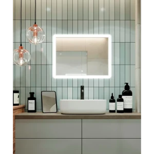 Зеркало для ванной Omega Glass Тип 2 SD612 с подсветкой 50x60 см прямоугольное