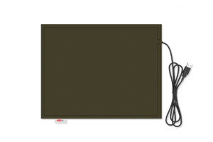 17480808 Коврик с подогревом USB, 32х26 см, цвет оливковый 2232700 Lappo