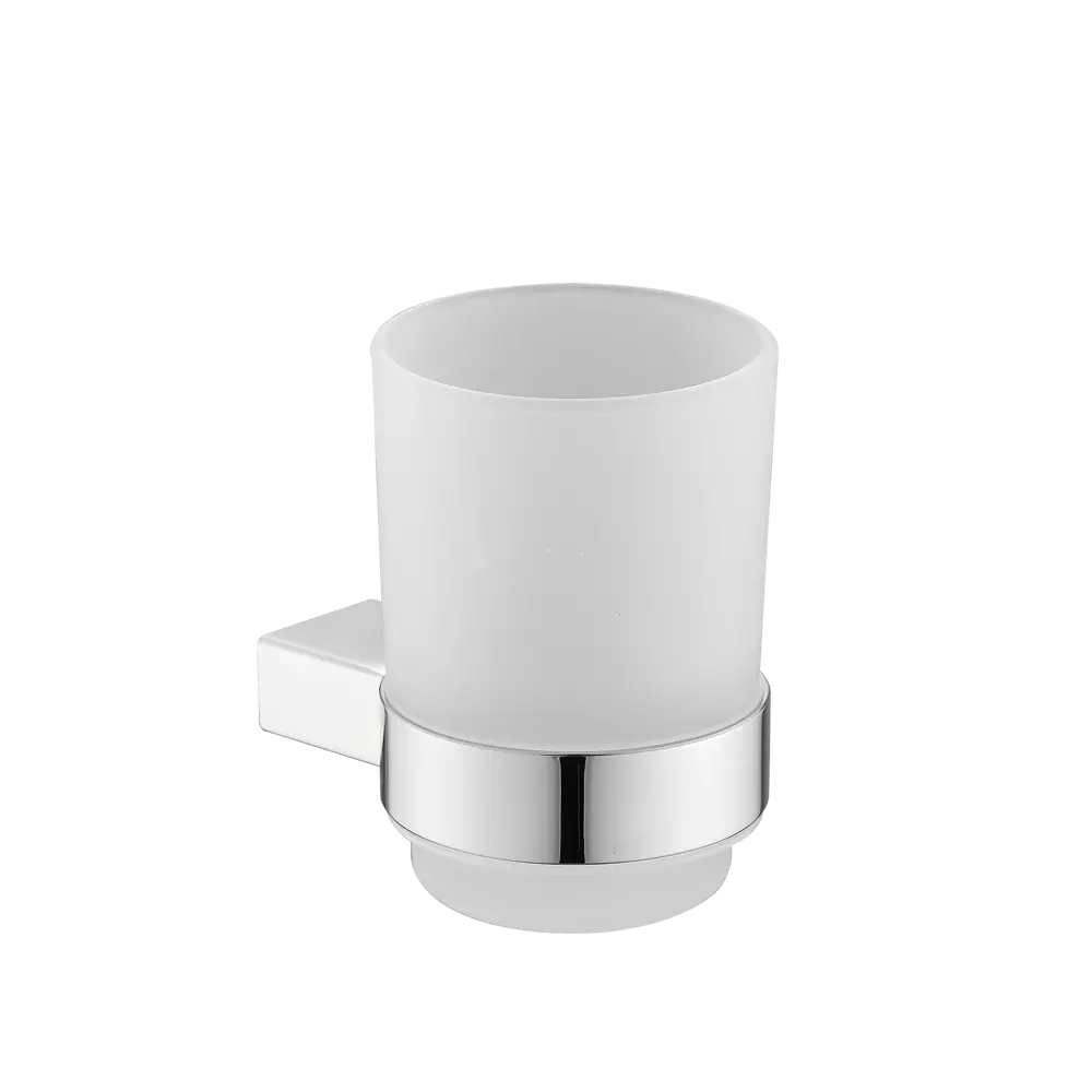 VIDAGE Неверка — подвесной стакан для зубных щеток из стекла хром 89384605 STLM-1575959