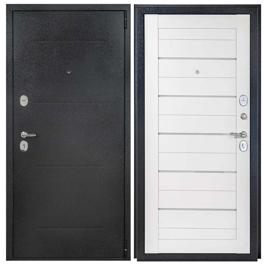 Дверь входная металлическая Лердо 88x205 см правая белое дерево PORTIKA STLM-2175975