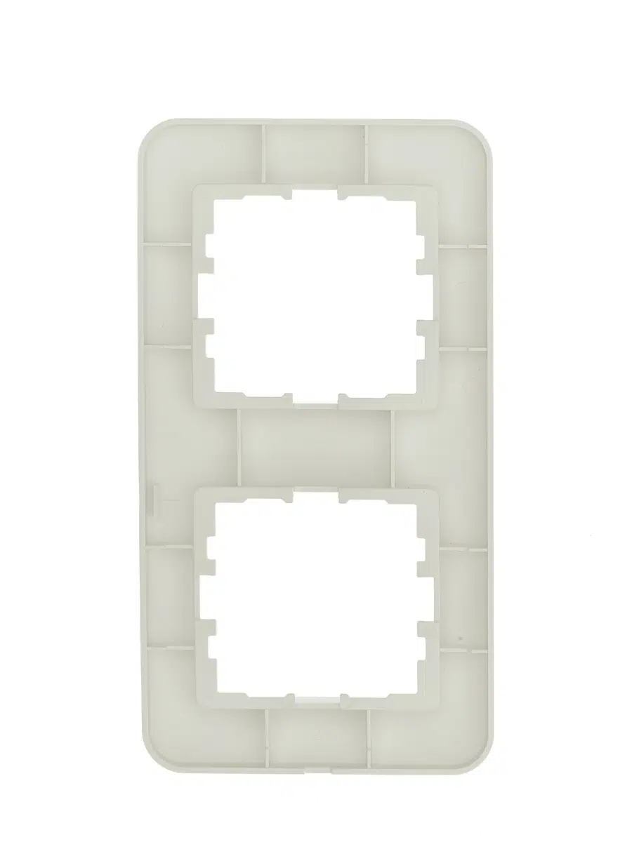 ASTI Рамка 2-ая вертикальная б/вст крем LEZARD 7081-0300-152 - Вид №2