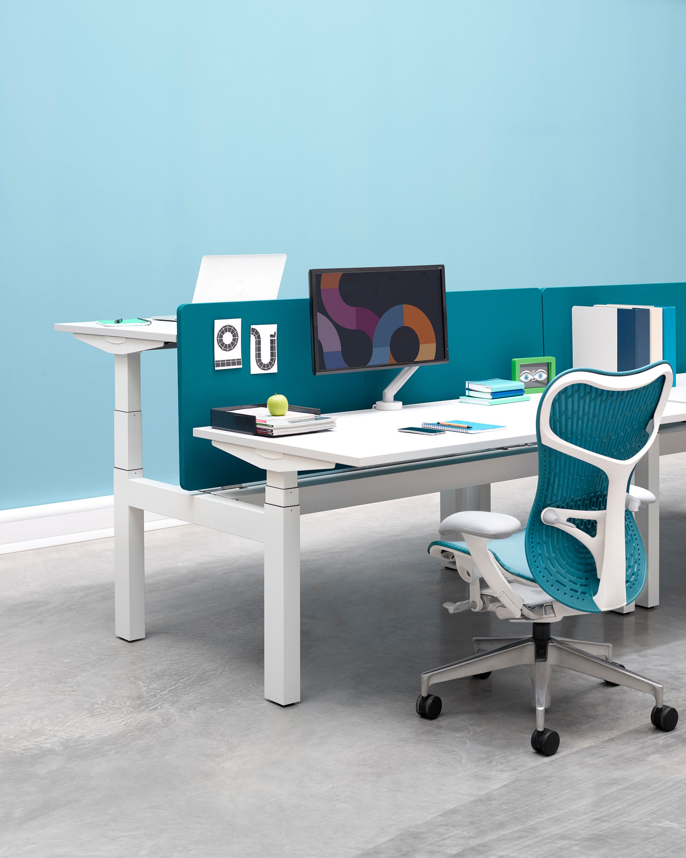 Эргономичное офисное кресло с вращающейся тканью Butterfly Herman Miller Mirra 2 ARCH-00092336 - Вид №40