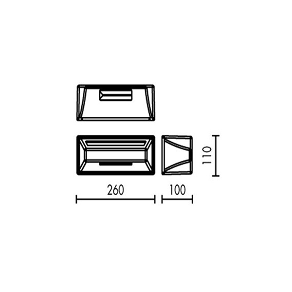 Светильник настенный прозрачный Artemide 1060010A ARTEMIDE  00-3882749 Прозрачный  - Вид №2