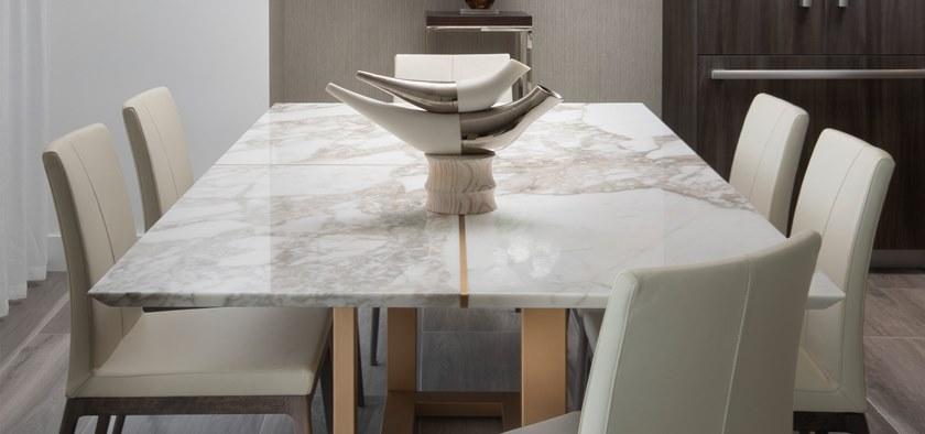 MORADA Прямоугольный обеденный стол из мрамора  Tavolata royal dt  - Вид №1