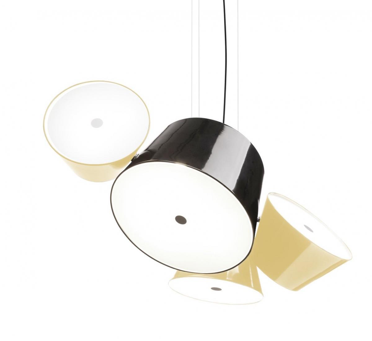 093986 Люстра 3 бело-песочная Marset Tam Tam 