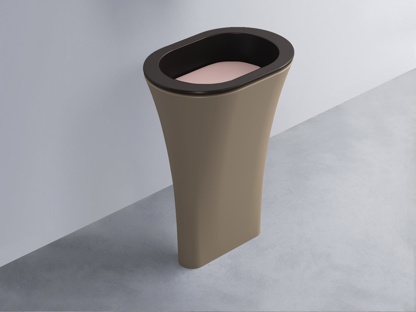 AMLA65-LV+AMPILO-CP+AMCOLO-AN Раковина Amedeo Ovale отдельностоящая cielo Enjoy + Amedeo Ceramica Cielo