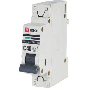 Автоматический выключатель EKF ВА47-63 для защиты электросетей 82421211