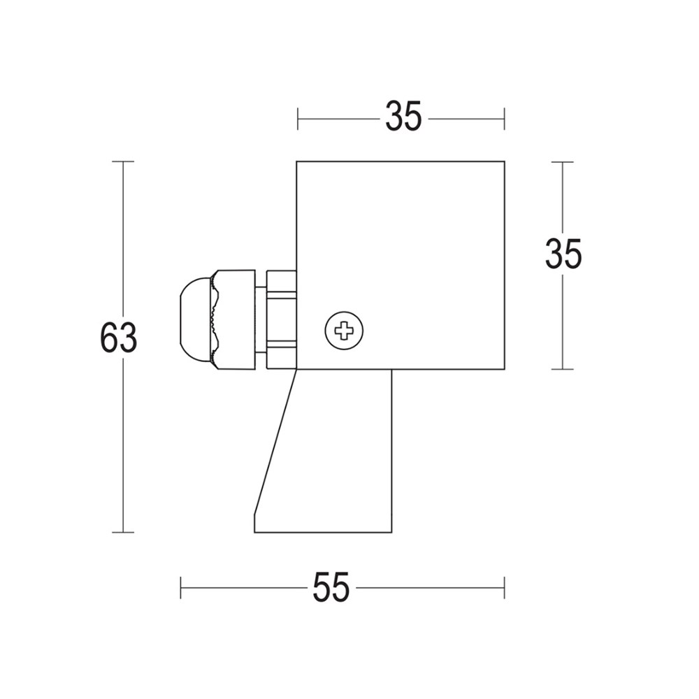 Segno Spot Strap SQ 24V Ghidini Микропроекторы - Power Hub .05 Темно-Cерый (Матовый)  - Вид №1