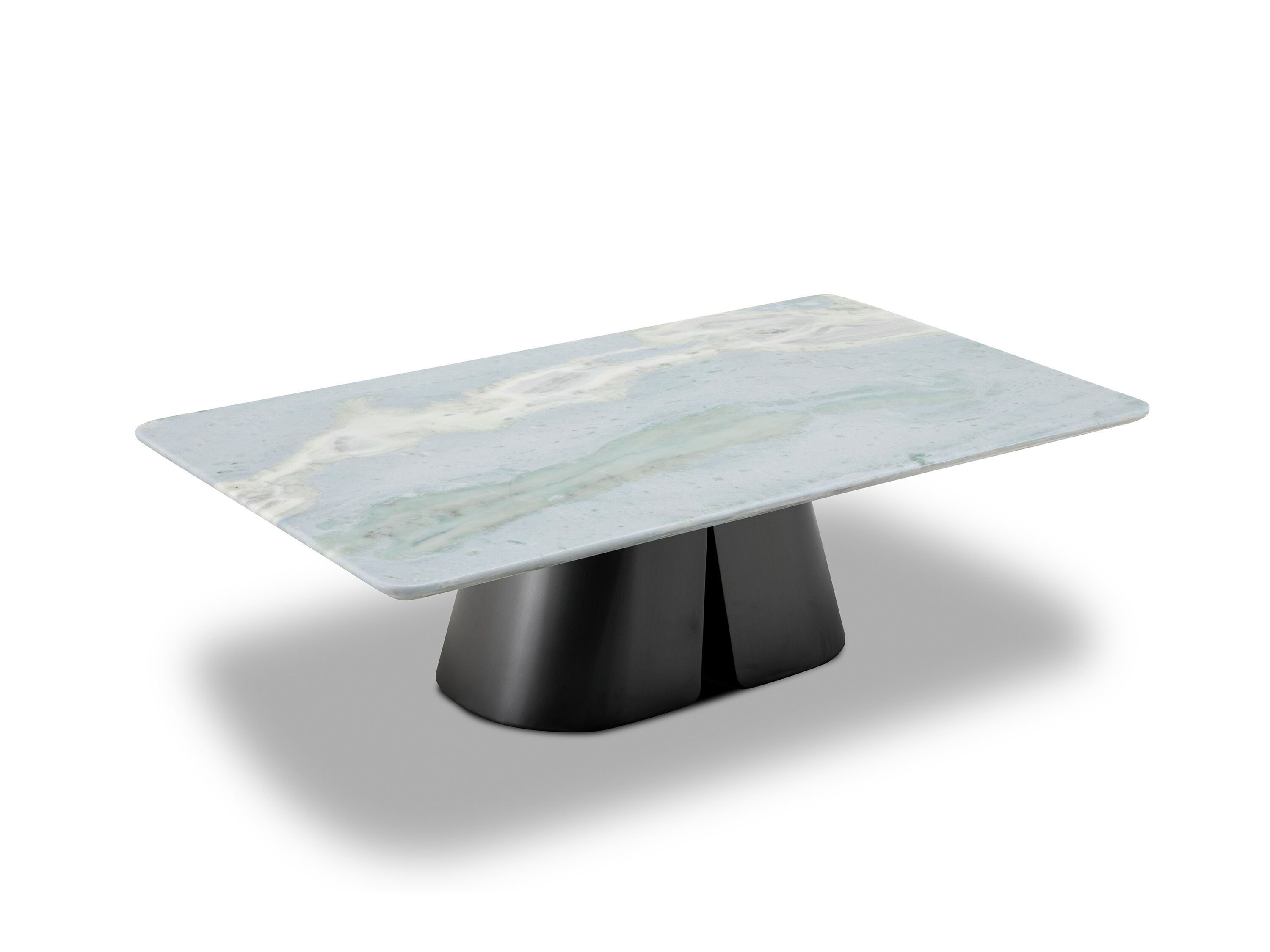 Прямоугольный журнальный столик из мрамора и нержавеющей стали CAMPO DE' FIORI ASCT660 ARCH-00032366 - Вид №1