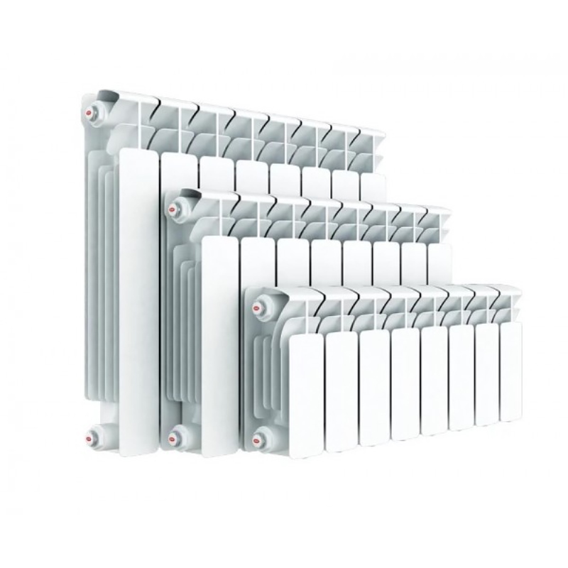 Радиатор биметаллический Rifar Base 200/100 12 секций нижнее правое подключение R20012НПП - Вид №3