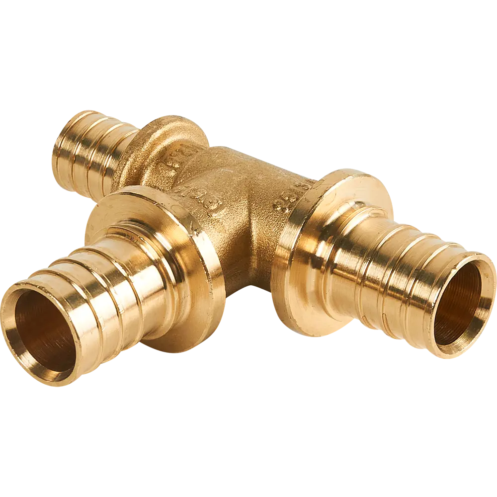 Тройник переходной Stout 25×25×20 мм латунный для водоснабжения 82197811 STLM-1421094