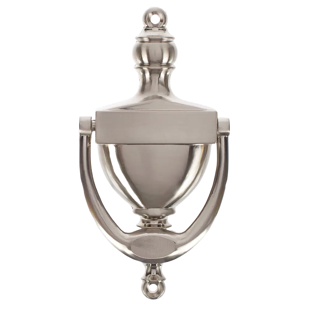 Молоток дверной Manzzaro Scudo 10/40, цвет матовый никель STLM-2076397