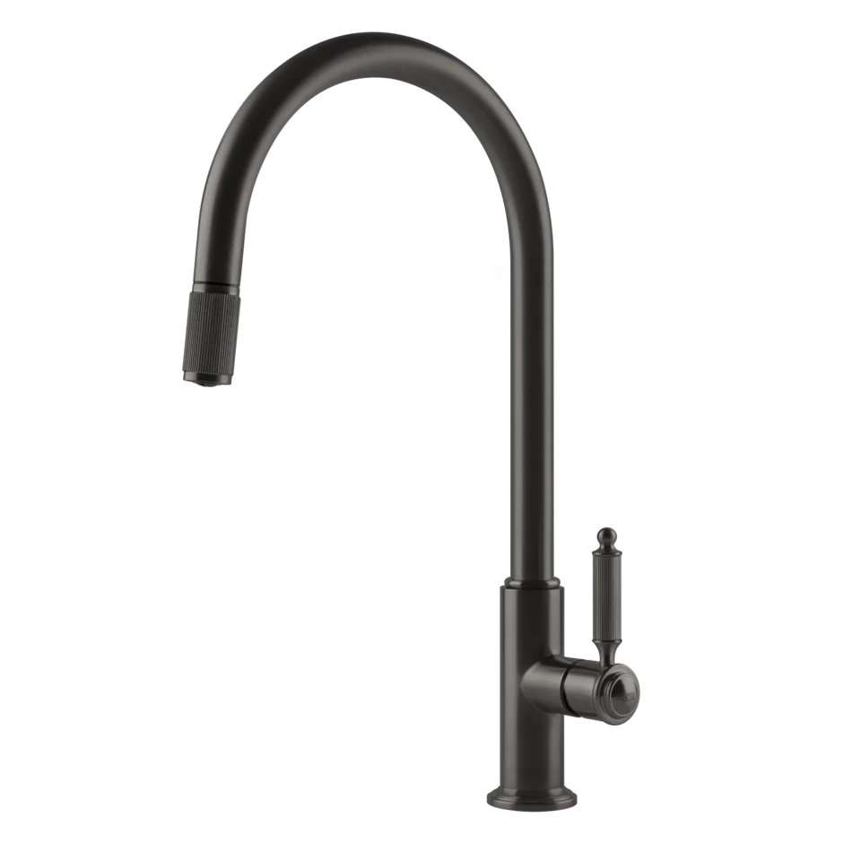 Смеситель для раковины 60622 707 Gessi Venti20 ЧЕРНЫЙ МЕТАЛЛ BR. PVD 60622707