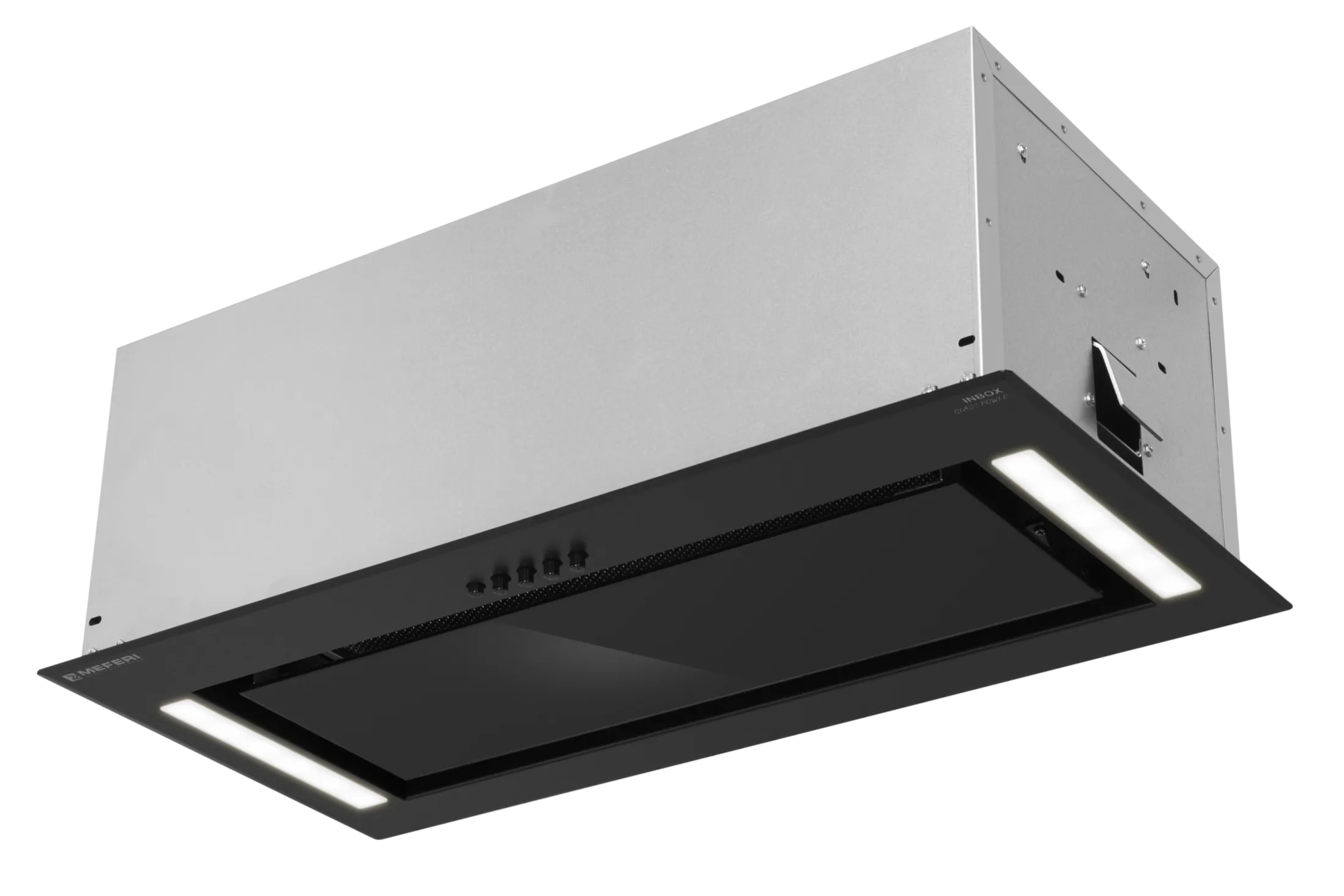 9168696 Вытяжка полновстраиваемая Meferi INBOX60BK GLASS POWER черный/черный STDN-0144828 - Вид №3