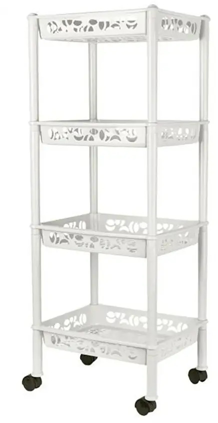 91065187 Этажерка на колесах Keeplex Light KL282912048 4 секции STLM-0464911