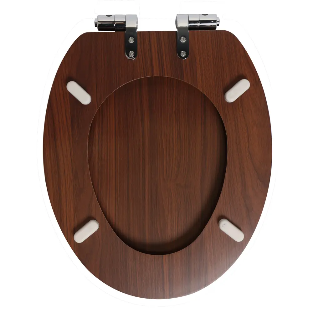 Сиденье для унитаза KONSENSA Терни с микролифтом овал цвет темный орех STLM-2134743 - Вид №4