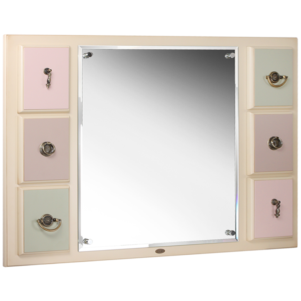 71178 Зеркало настенное Пандора 2 Айвори Акварель BOGACHO 4627139505228 - Вид №1