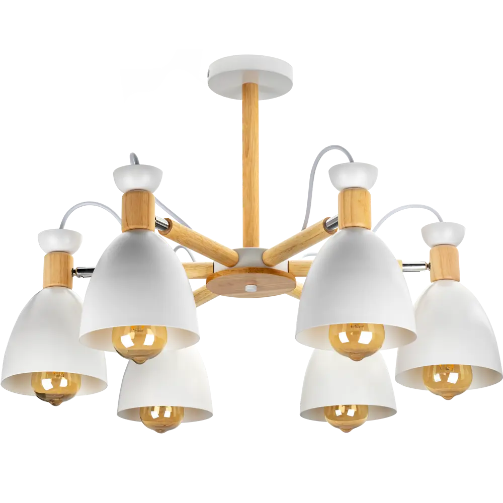 Люстра потолочная «Volante» 525950 6 ламп цвет белый RITTER STLM-2122849 - Вид №1