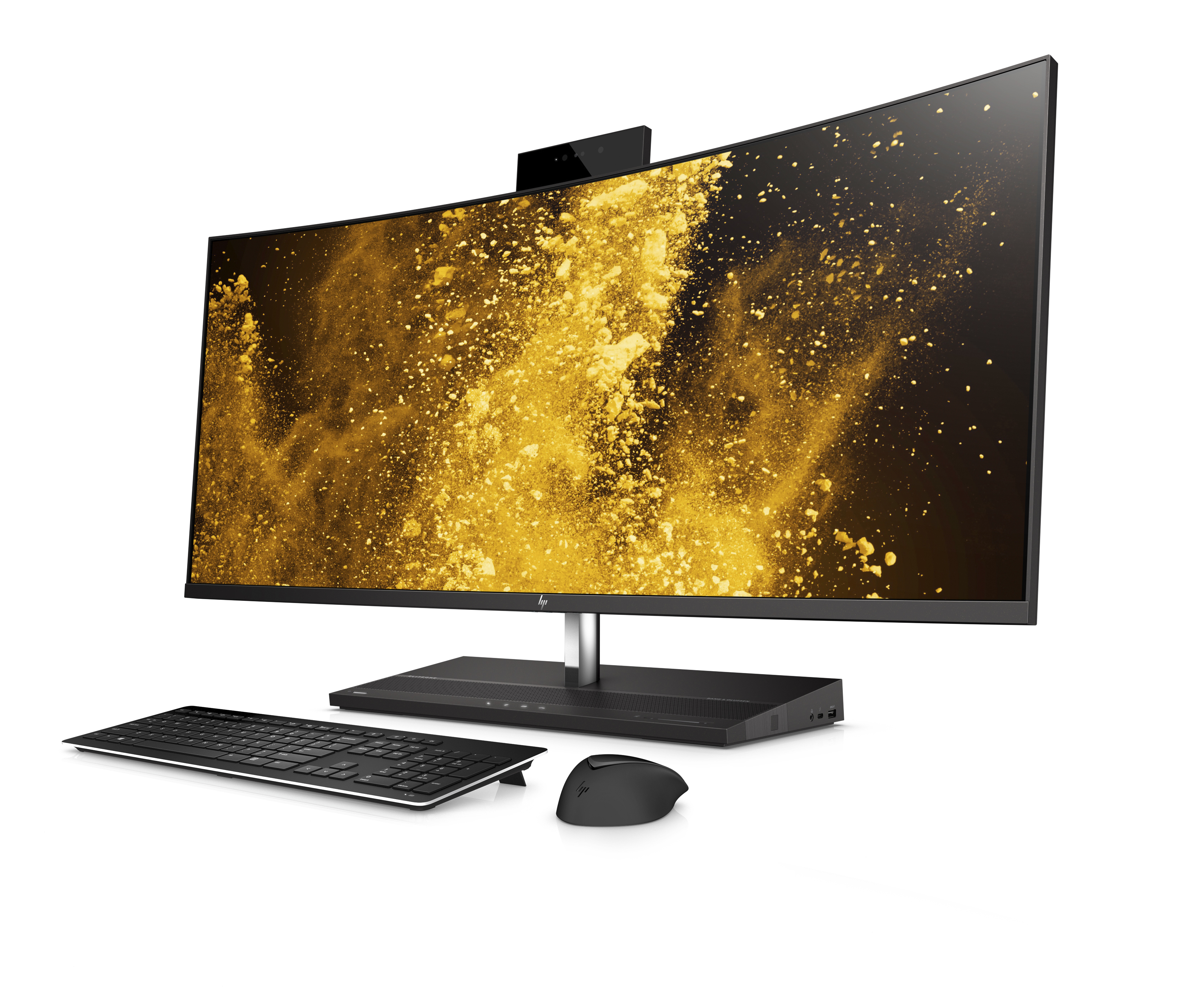 4PD90EA#ACB eliteone 1000 g2 aio nt 34" 34"(3440x1440 ips (матовый))/intel core i7 8700(3.2ghz)/16384mb/1000pcissdgb/bt/wifi/war 3y/w10pro + wireless slim kbd & mouse HP Santreyd  - Вид №1