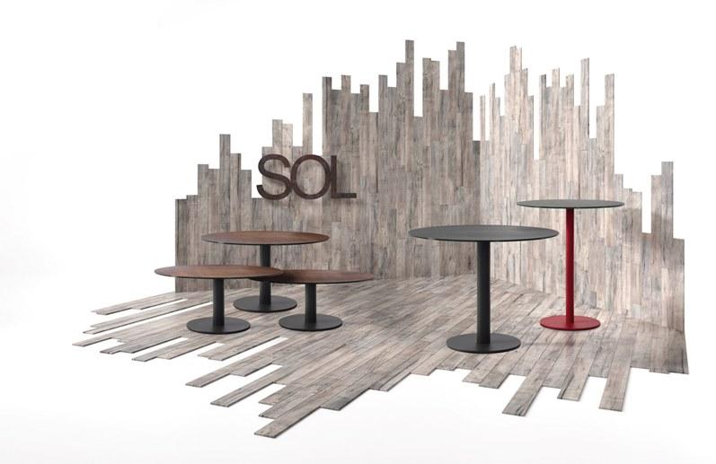 MOBLIBERICA Круглый керамический журнальный столик Sol sun-id-1516090 - Вид №1