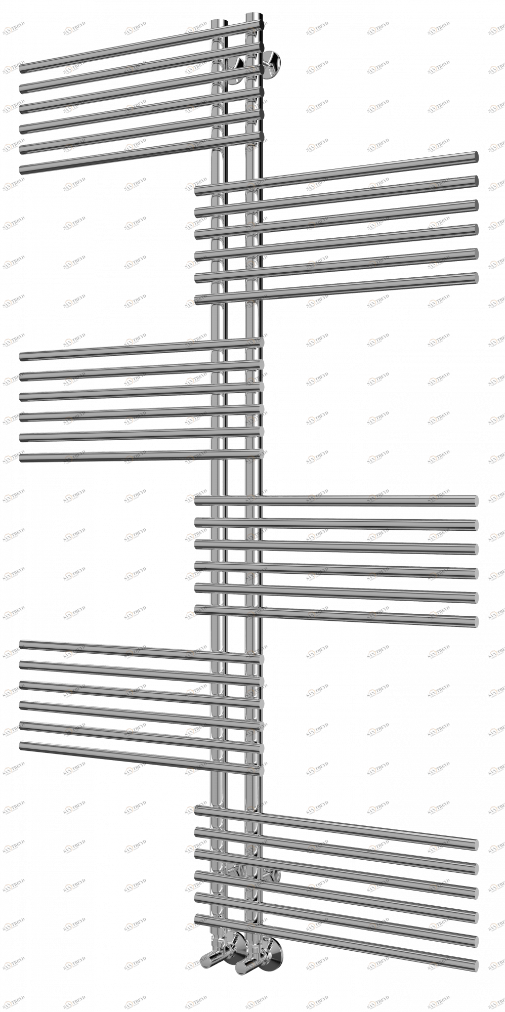 4620768886683 ЛЮКС Европа П36 500х1596 (6+6+6+6+6+6) Полотенцесушитель TERMINUS Нержавеющая сталь