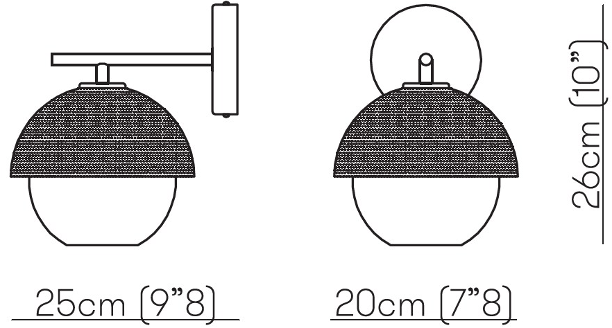 VeniceM Настенный светодиодный светильник из латуни с диммером Urban sun-id-1471928 - Вид №2