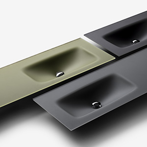 Tops with built-in basins Мебель для ванной Falper