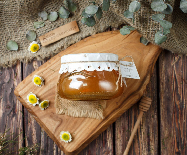 5913 Мед цветочно-цитрусовый_700 г. Урожай 2021 г. Вкусляндия 