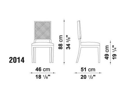 Стул из массива дерева с соломенной спинкой Maxalto ARCH-00144374 - Вид №2