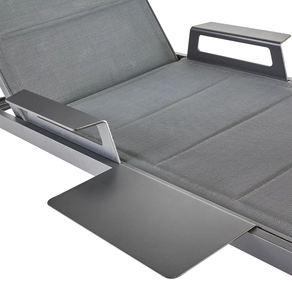 Шезлонг Naterial Odyssea II 222x87.5x64 см алюминий/текстилен серый 84494105 STLM-2087687  - Вид №8