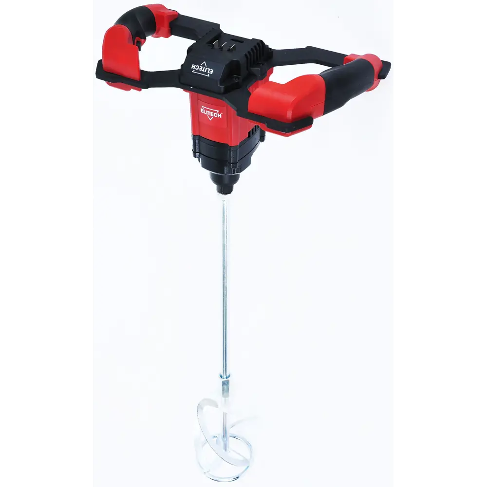 Миксер строительный аккумуляторный Elitech МСА 18БЛ Е2208.001.00, 18 В Li-Ion 2 Ач STLM-2066788