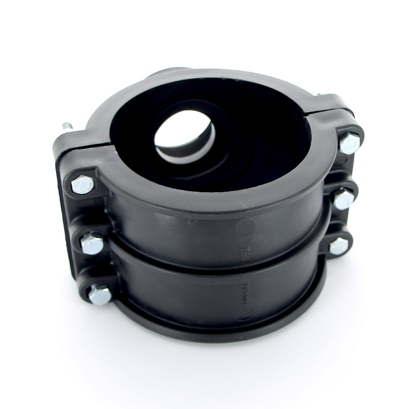 Врезка монтажная Unidelta зажим-В 125 x 2" 4 болта, для труб ПНД полипропилен PP-B 1019125007 - Вид №2