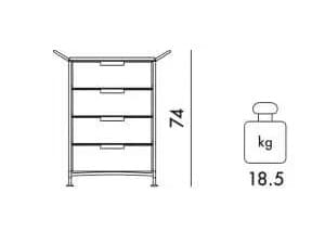 Офисный комод из ПММА Kartell MOBIL ARCH-00027021 - Вид №168