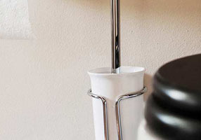 Gentry Home Керамический держатель стакана St James Никель GH101858  - Вид №1