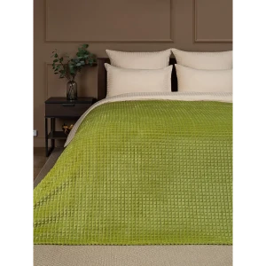 91720231 Плед Texrepublic Deco 150x200 см полиэстер цвет зеленый STLM-1044460